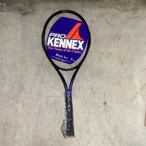 Pro Kennex Black Ace Heritage Flex Logic Tennis Racquet Grip 3 : 4 3/8 As Is